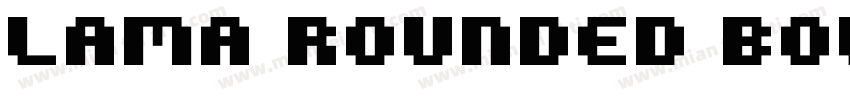 Lama Rounded Bold字体转换
